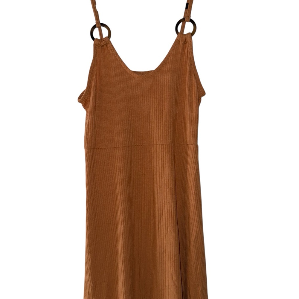 Topshop Brown Textured Garment